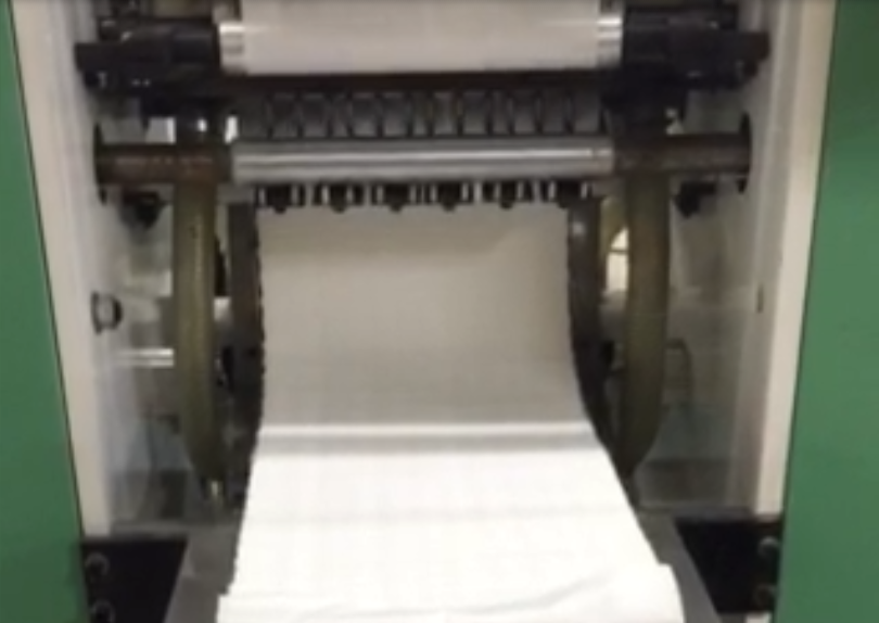 抽取式化妆棉折叠机