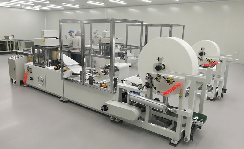 医用无纺布折叠机内折式八分之一