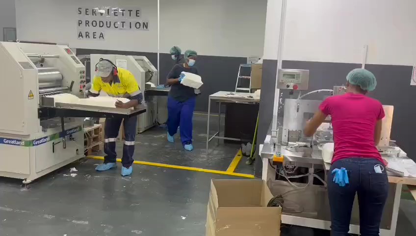 400错位双排餐巾纸折叠机