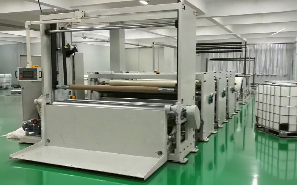 无纺布一米双面涂布机3